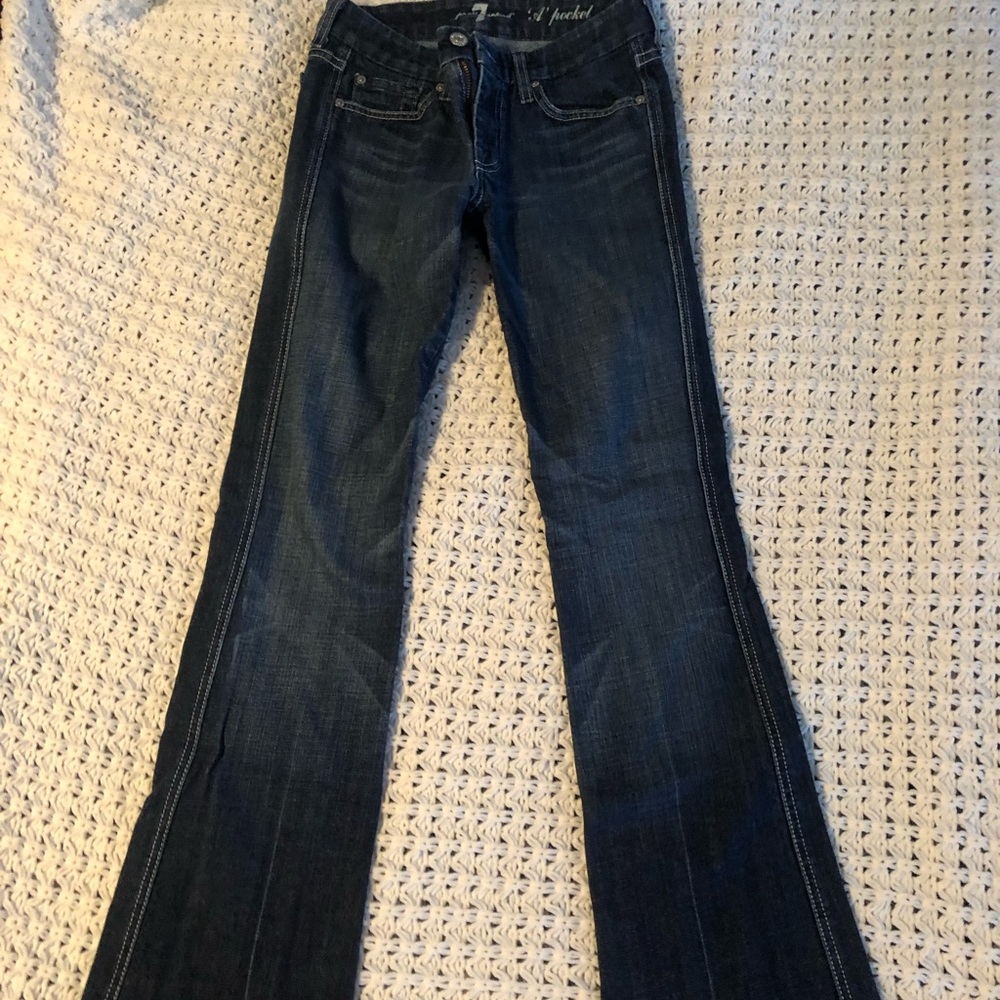 7 for all mankind  boot cut A pocket jeans